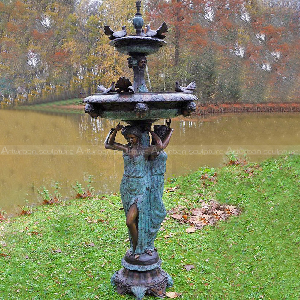 grecian water fountain