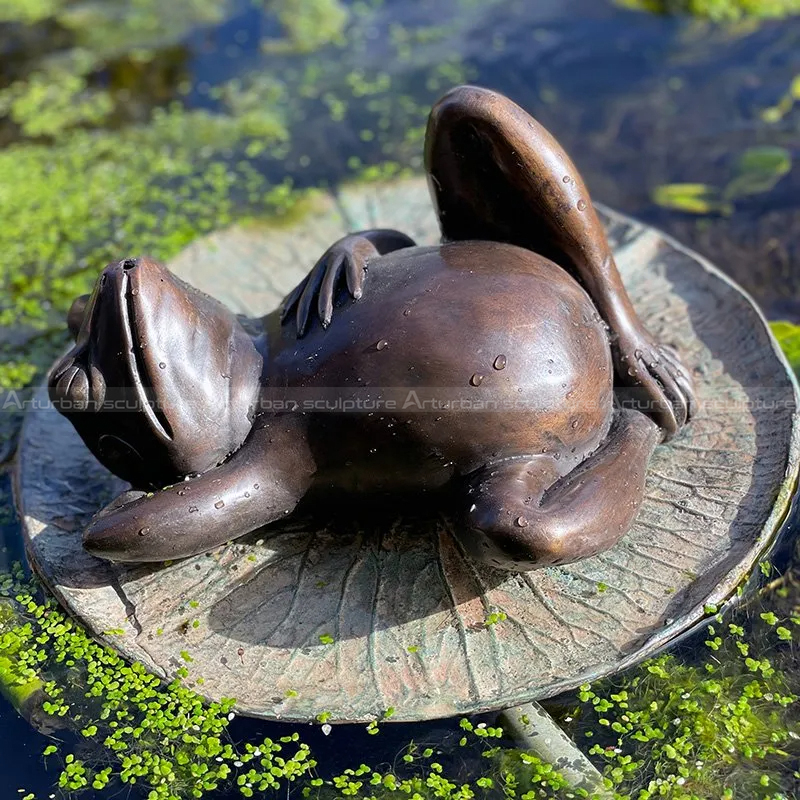 frog garden fountain