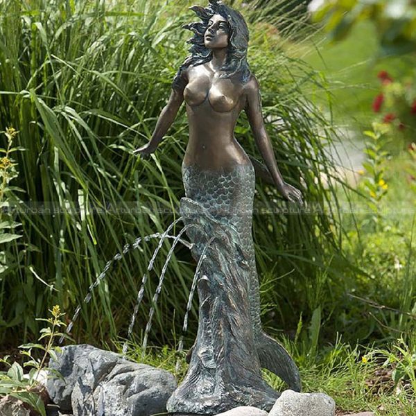 mermaid water fountain