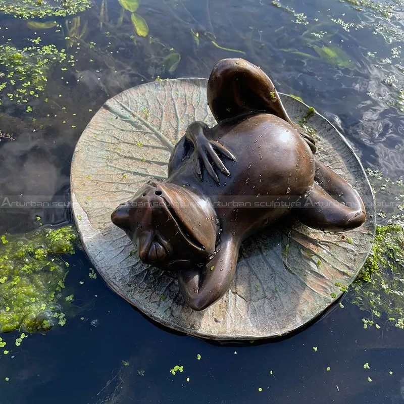 frog garden fountain