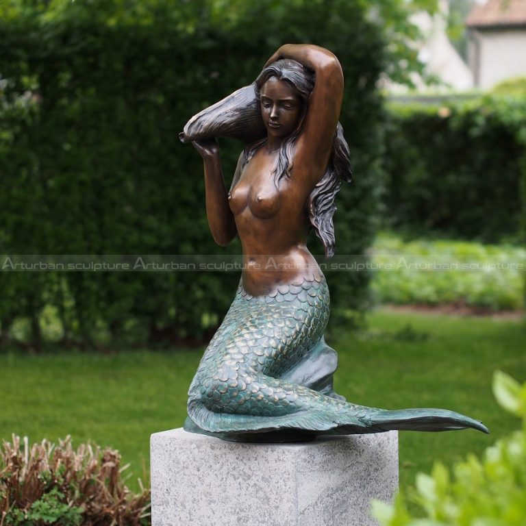 fuente de sirena para exteriores