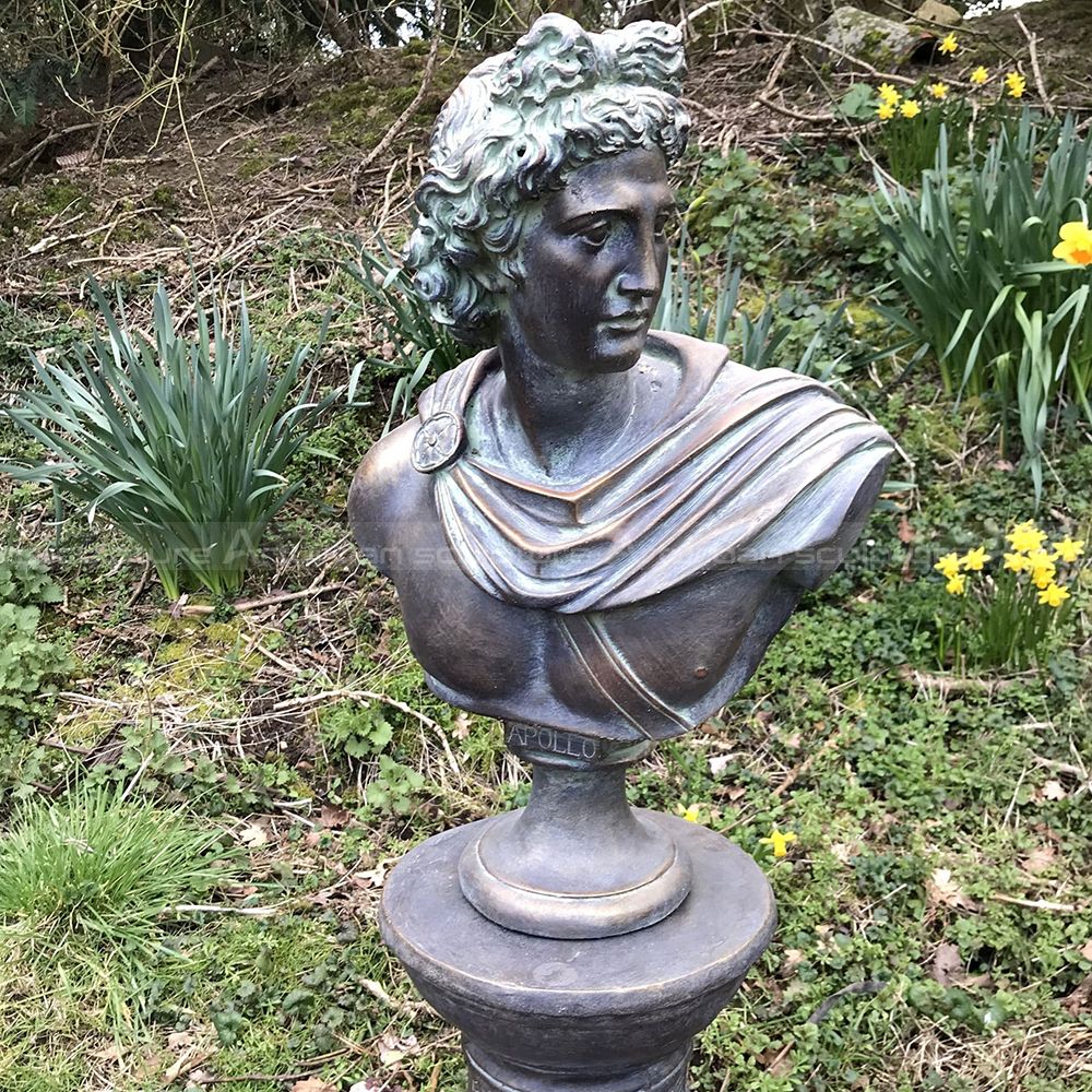 apollo statue bust