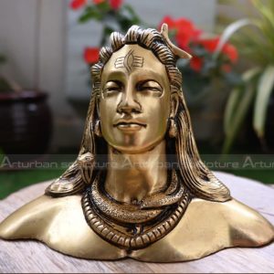 shiva bust statue