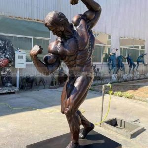 body builder statue