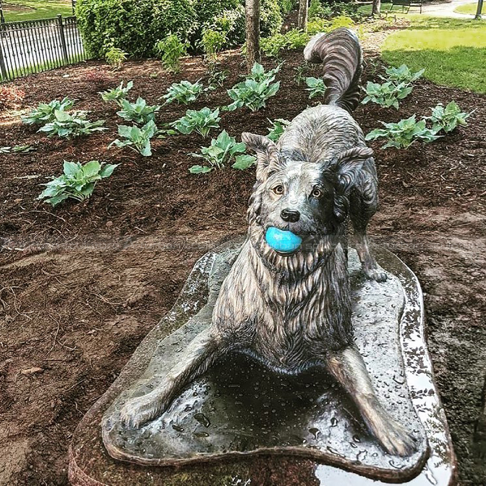 dog memorial garden statues