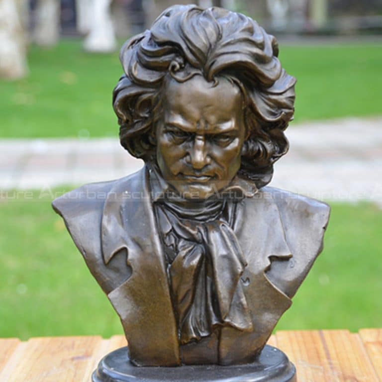 busto de bronce de Beethoven