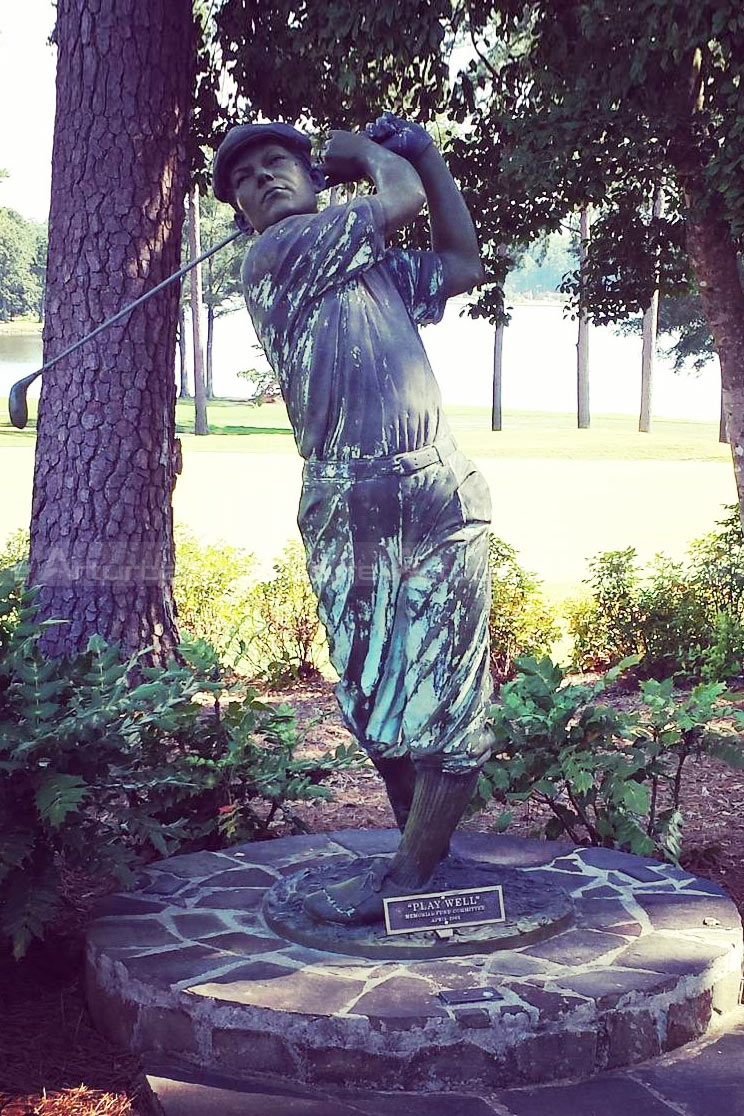 golfer statue life size sale