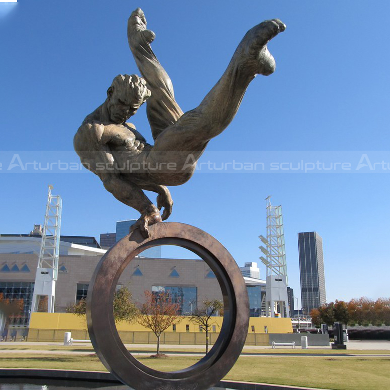 gymnast sculpture