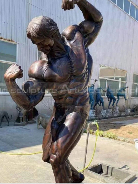 body builder statue