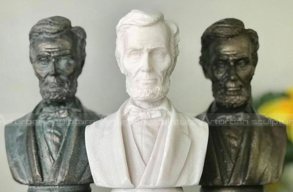 Lincoln bust sculpture