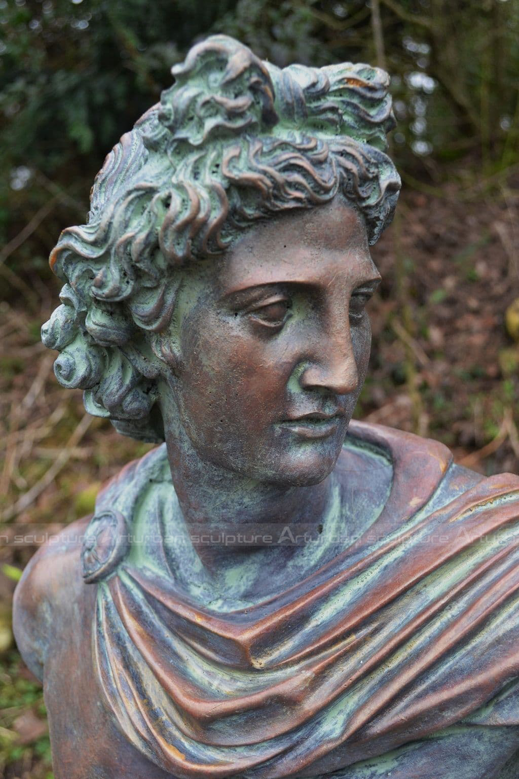 apollo statue bust