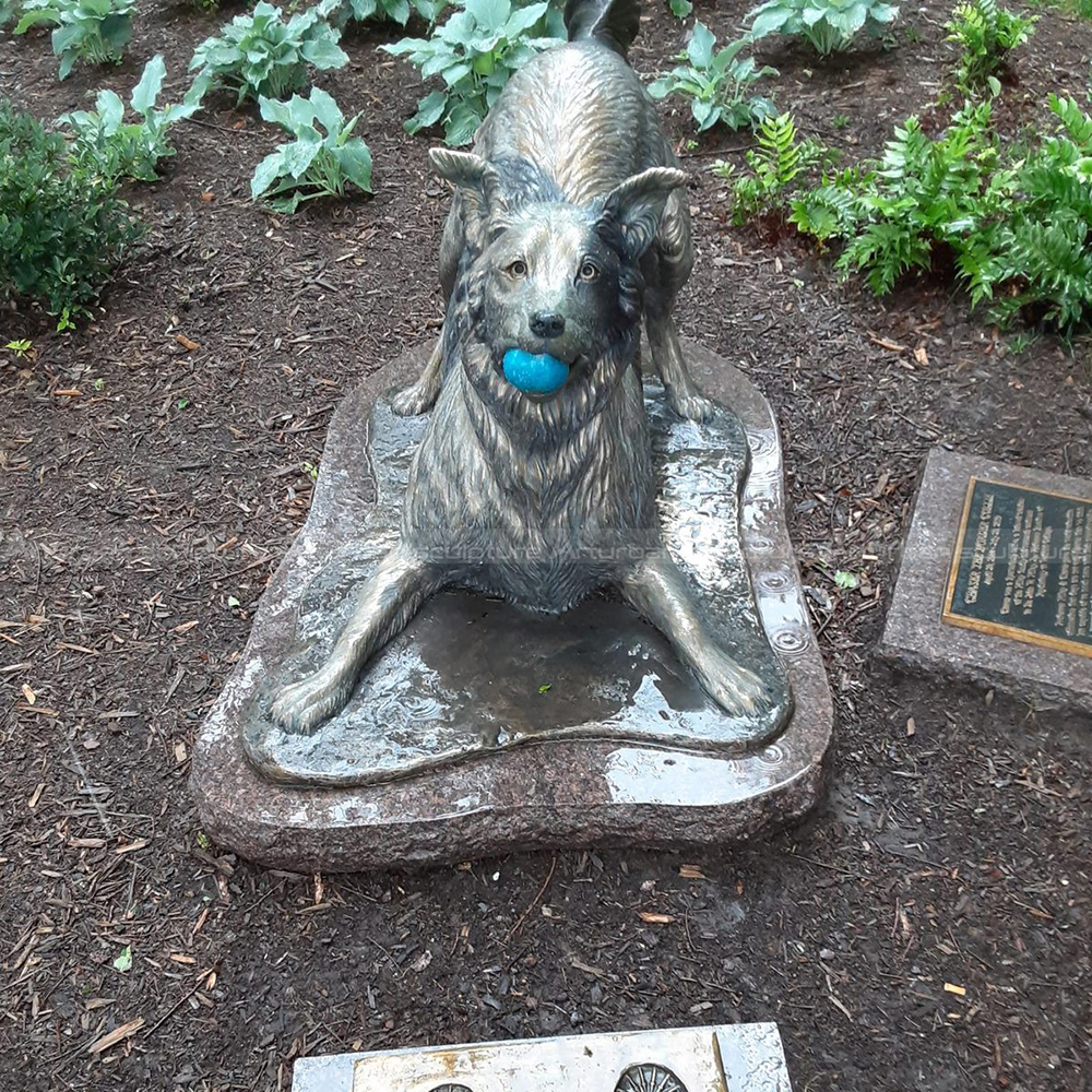 dog memorial garden statues