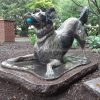 dog memorial garden statues