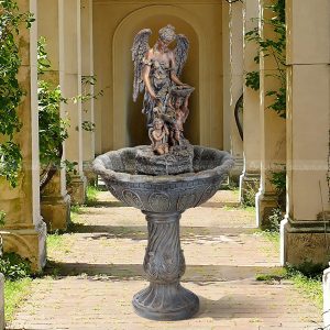 water fountain with angels