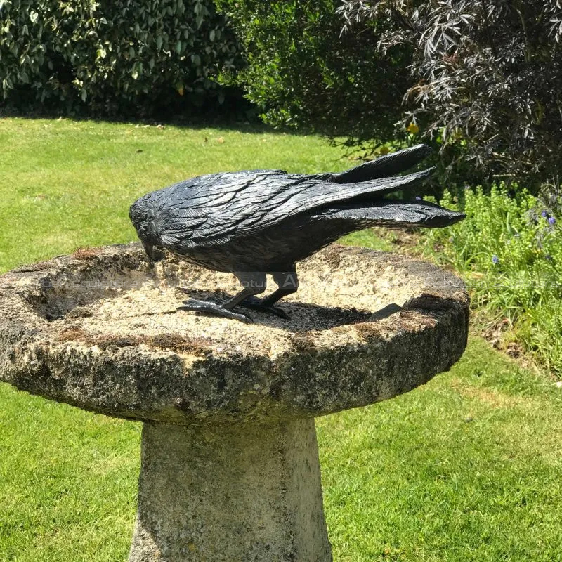 black crow sculpture