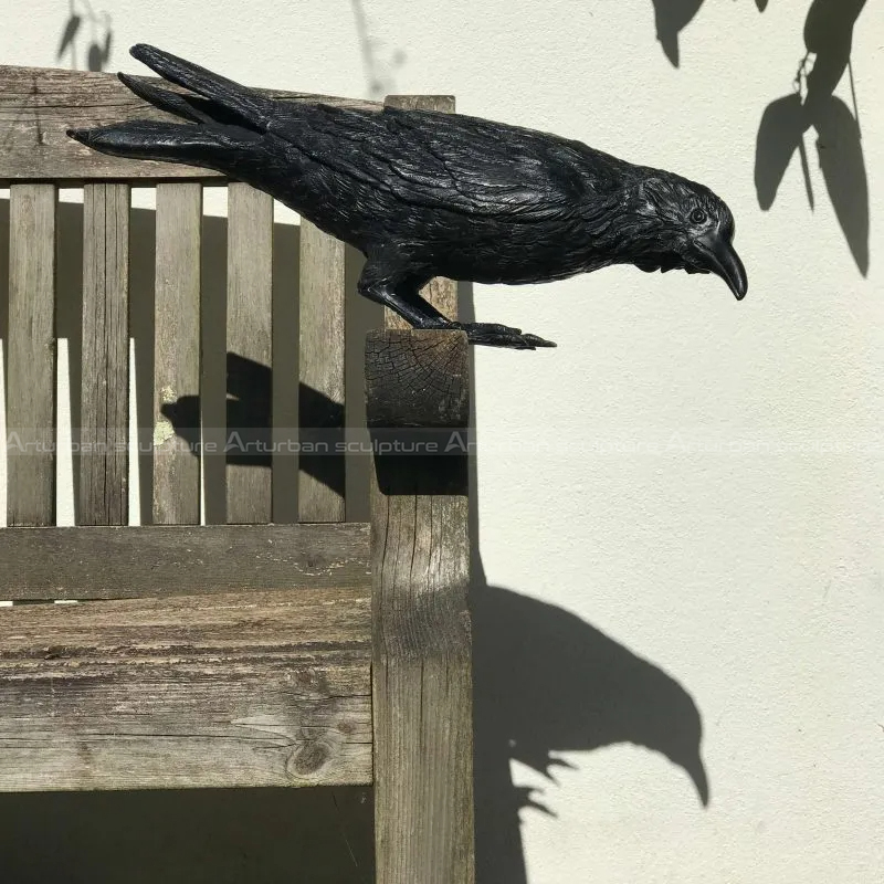 black crow sculpture