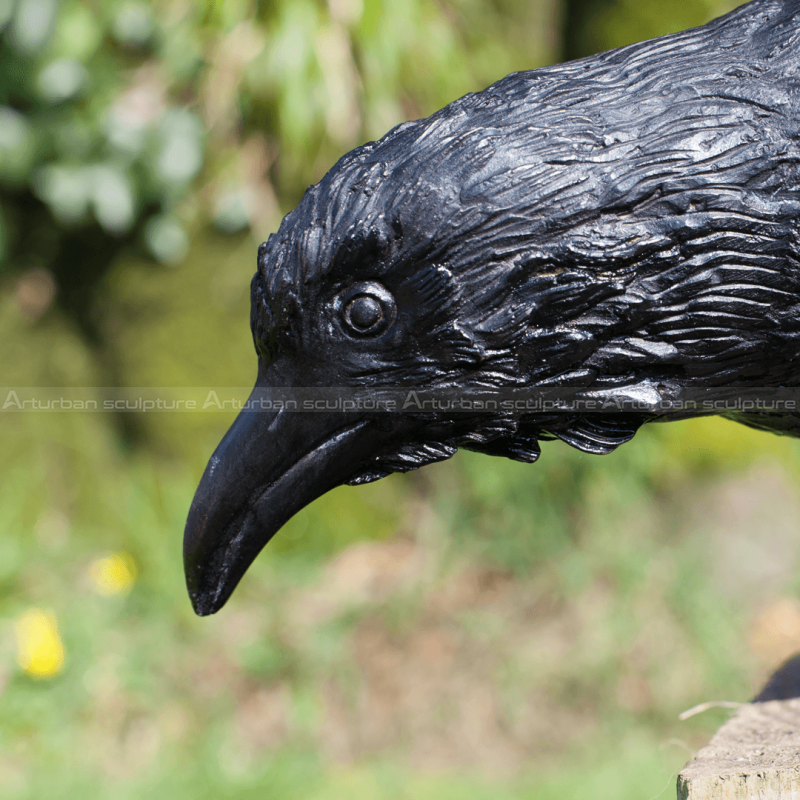 black crow sculpture