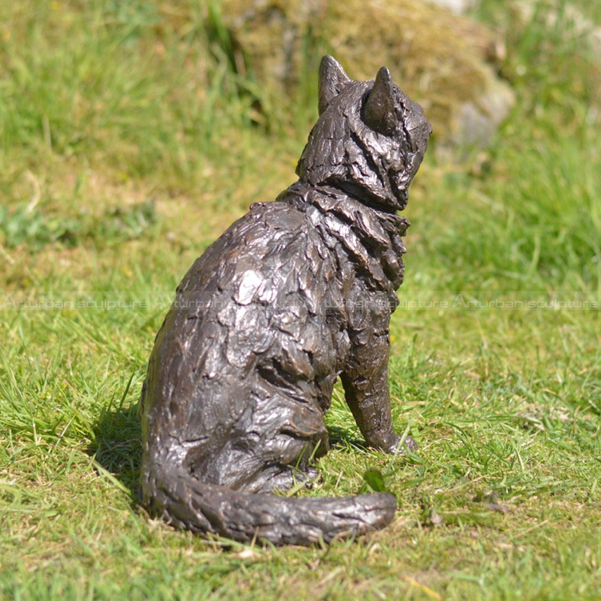 cat yard sculpture