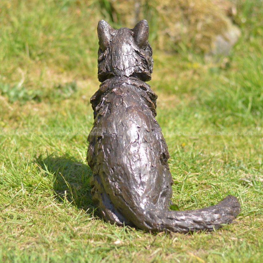 cat yard sculpture