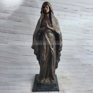 outdoor statue of blessed virgin mary