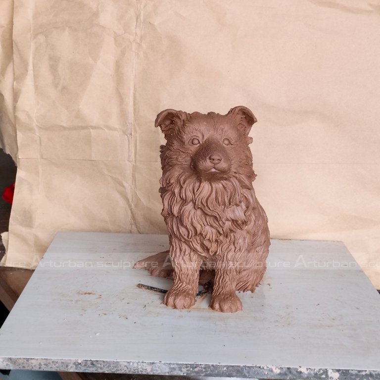Estatua conmemorativa de mascotas para perros