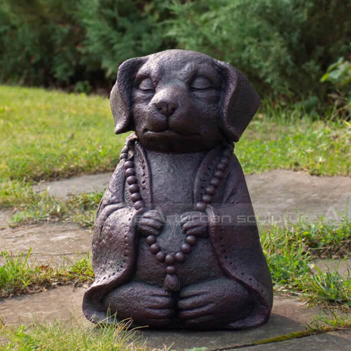 zen dog statue