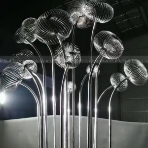 stainless steel Jellyfish sculpture