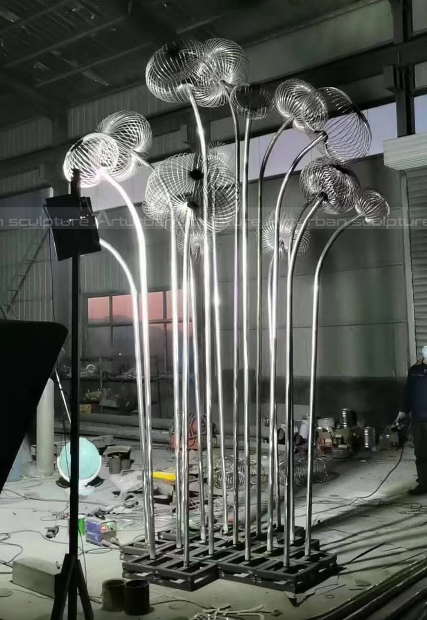 stainless steel Jellyfish sculpture