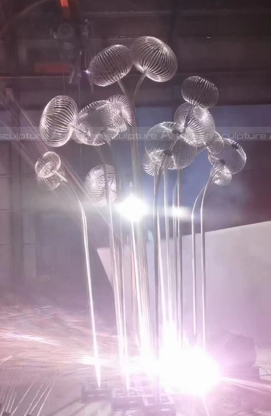 stainless steel Jellyfish sculpture