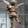 outdoor cherub statues