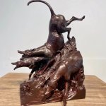 estatuas grandes de perros para exteriores