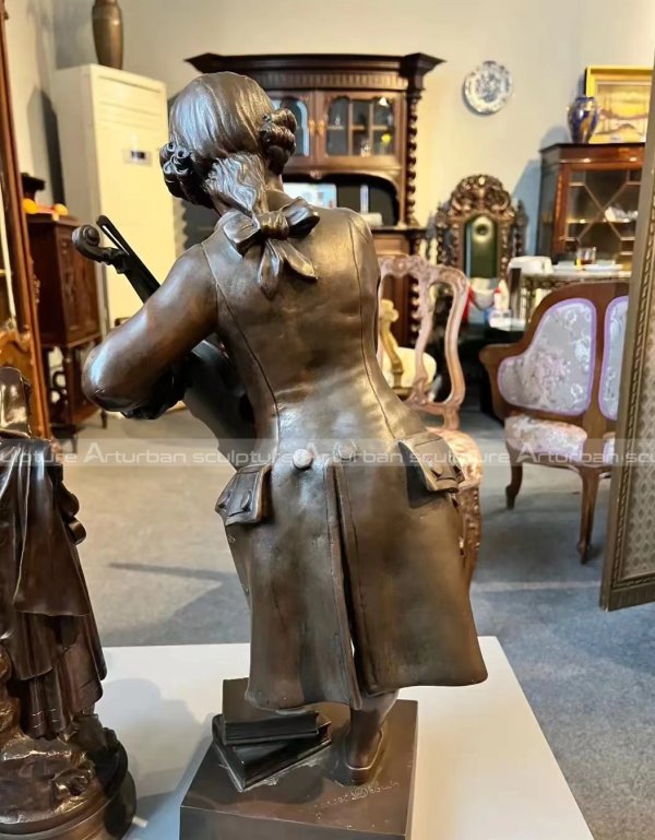 mozart bronze statue