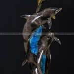 springende Delfine Gartendekoration - Bild 2