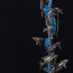 springende Delfine Gartendekoration - Bild 4