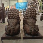 Statue de chien foo pour extérieur