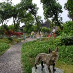 Bulldog-Garten-Dekoration