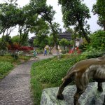 Bulldogge-Garten-Dekoration