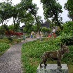 Bulldog-Garten-Dekoration