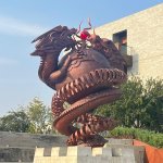 Bronze-Chinesischer Drachenstatuette