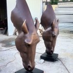 Estátua de Rosto de Cavalo