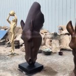 Estátua de Rosto de Cavalo