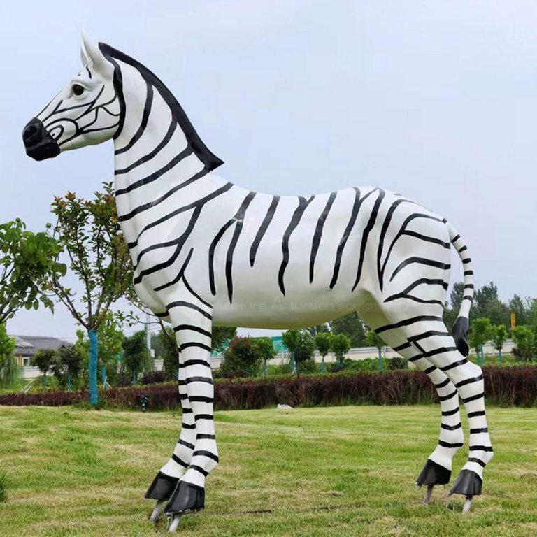 Zebra-Rasenschmuck