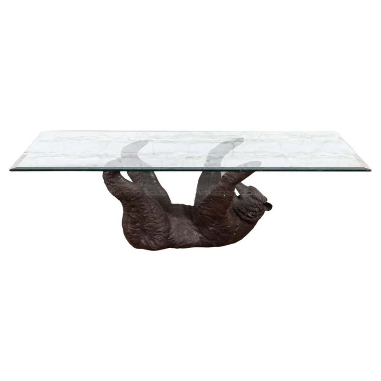 Mesa de Centro com Base de Urso