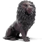 Statue de lion assis