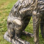 Scultura di Borzoi