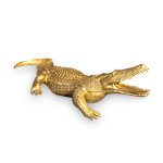 Statue de jardin de crocodile