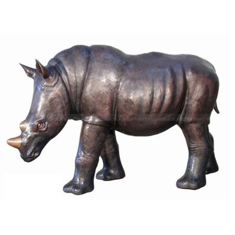 Sculpture de rhinocéros