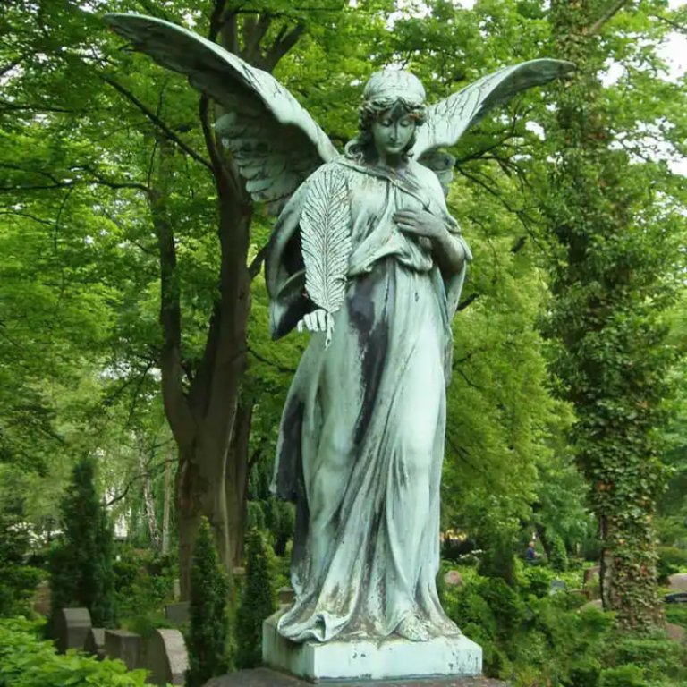 Statua dell'Angelo Custode in Bronzo
