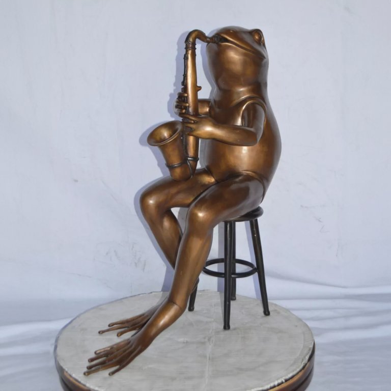 Figurina di rana in bronzo