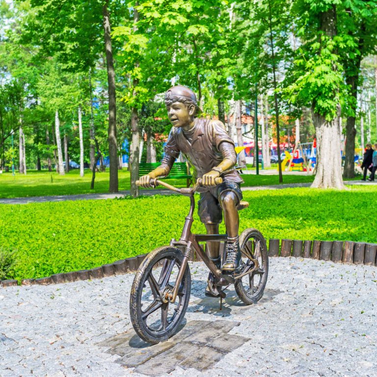 Estátua de Ciclismo